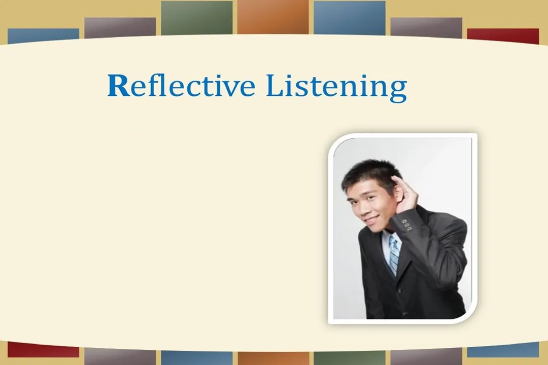 تکنیک بازتاب به بیمار اطمینان می‌دهد که شما حرف‌های او را درک کرده‌اید